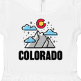 thumbnail image 4 of Inktastic Colorado Mountains and Clouds Girls Baby Dress, 4 of 5