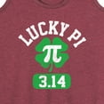 thumbnail image 3 of Instant Message - Lucky Pi - Women's Racerback Tank Top, 3 of 6