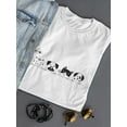 thumbnail image 3 of Friendly Dogs And Cats T-Shirt Women -Image by Shutterstock, Female x-Large, 3 of 4