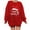 Red, variant on Odeerbi Christmas Sweatshirts for Women Crewneck Sweatshirts 2025 Fashion Print Pullover Tops Long Sleeve Comfortable Blouse