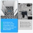 thumbnail image 4 of Logmey 36x72 Inch Bathroom Shower Door Chrome Frameless Bifold Folding Shower Door, 4 of 11
