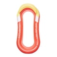 thumbnail image 1 of Hamaca flotan agua, flotantes cómodas para piscina con almohada de respaldo, sil de cama flotante infble para piscina, Alfombra de - Rojo Sunnimix Cama flotante inflable para piscina, 1 of 8