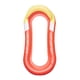 thumbnail image 1 of Hamaca flotan agua, flotantes cómodas para piscina con almohada de respaldo, sil de cama flotante infble para piscina, Alfombra de - Rojo Sunnimix Cama flotante inflable para piscina, 1 of 8