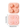 thumbnail image 2 of Plateaux en Silicone de Qualité Alimentaire en Forme de Glace pour la Maison, 2 of 8