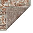 thumbnail image 6 of Luxee Designs Alpine 10x14 Area Rug, Low Pile Stain Resistance Bordered Rugs for Living Room, Dining Room, Bedroom, Kitchen, Office - Orange/Gray, 6 of 6