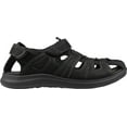 thumbnail image 2 of Men's Nunn Bush Rio Vista Fisherman Sandal Black Leather 8 W, 2 of 6