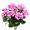 Pink, variant on 1 Pcs Artificial Geraniums Flower, Artificial Geranium Bush Faux Flower, Silk Geraniums for Floral Home Decor Indoor Garden Patio Grave Cemetary Vase Table Centerpiece