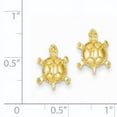 thumbnail image 2 of Beautiful 14k Turtle Post Earrings, 2 of 2
