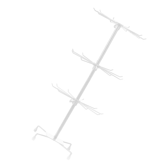 Practical 3 Layer Display Holder Jewelry Rack for Various Accessories Alloy Construction Suitable for Stores and Homes