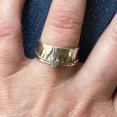thumbnail image 4 of Womens Two Tone Alloy Rotating Heart Ring European Fashion Mountain Peak Design Band Ring Stress Relief Ring Fashion Jewelry Gift for Her, 4 of 5