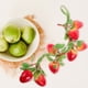 thumbnail image 1 of OUNONA 2Ud Guirnalda De Artificiales Con Fresas Realistas Para Uso Decorativo, 1 of 8