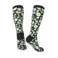 thumbnail image 4 of Balery White Daisies And Bee Fun Novelty Socks Men'S Women'S Crew Socks Funny Crazy Novelty Socks Quirky And Cool Socks, 4 of 9
