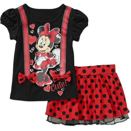 Minnie Mouse Toddler Girls' Tee and Tutu Set