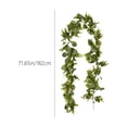 thumbnail image 3 of Twfbrm Artificial Eucalyptus Garland, 6 FT Realistic Faux Eucalyptus Leaves Garland, Real Touch Spring Vine Garlands Farmhouse Hanging Greenery Garland Easter Decorations for Wedding Fireplace Mantle, 3 of 9