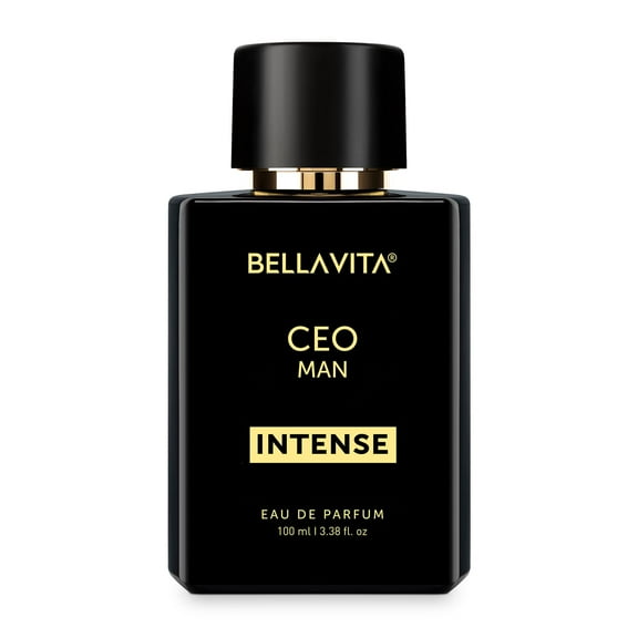 Bella Vita Luxury CEO MAN Intense Eau De Parfum Perfume for Men with Bergamot,Lavender & Orchid|Woody & Musky Long Lasting EDP Fragrance Scent, 100 Ml