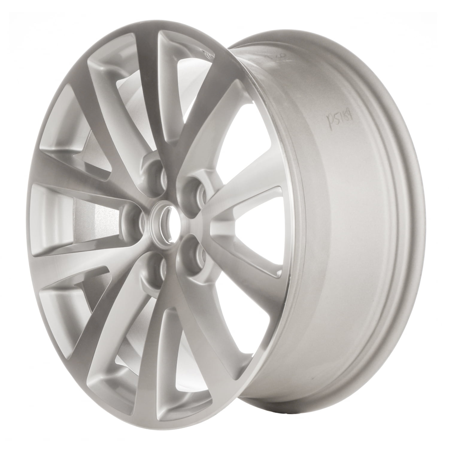 Machined and Silver Compatible with 2008-2012 Chevy Malibu Aluminum Wheel Double Spoke 18 x 7 Inch 