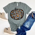 thumbnail image 2 of Halloween Femmes Print Shirt Manches Courtes Tee Shirts Automne Tops EAN13, 2 of 2