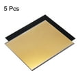 thumbnail image 3 of Uxcell 5pcs Welding Lens 5.24" x 4.5" Shade 12 Glass Replacement Lens Gold Coated, 3 of 6