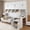 White, variant on Twin Size Murphy Bed Wall Bed with Closet , Drawers & Desk-White
