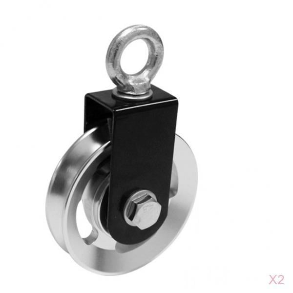 STAINLESS STEEL PULLEY Single Wheel Swivel Lifting Rope Pulley Block Tool 20mm $5.41 - CA - View #2