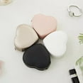thumbnail image 5 of Amaiiu PU Heart Jewelry Organizer Large Capacity Zipper Storage Box Earring Necklace Rings Ear Studs Portable Holder for Champagne, 5 of 10
