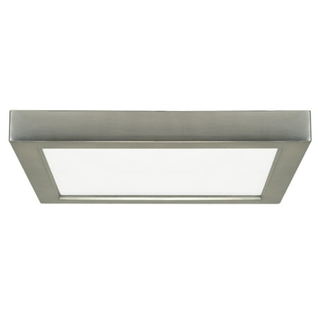 

Satco Lighting S21521 7 Wide Integrated Led Flush Mount Square Ceiling Fixture - Nickel