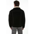thumbnail image 2 of Scully 1015-19-B-3X Mens Cafe Brown Boar Suede Jean Jacket, Black - 3XL, 2 of 2