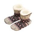 thumbnail image 2 of Aloohaidyvio Women's Bootie Slippers Cable Knit Cute Plush Fleece Memory Foam House Shoes Indoor Winter Boot Slippers, 2 of 5