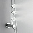 thumbnail image 6 of Forno Acqua AcquaSPA Retrofit Shower, Overhead Rainfall, 8 Inch Shower Head, Handheld Shower Head, Body Jets, 6 Way Diverter, Polished Stainless Steel Finish, 2.5 GPM Flow Rate, 6 of 15