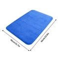 thumbnail image 4 of Tuvgenk Bathroom Rugs Non Slip Quick Dry Absorbent Bath Mat Navy Blue 1'X2' Small Rectangle Shower Floor Mat, 4 of 5