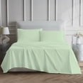 thumbnail image 4 of Purity Home Full Bed Sheet Set - 100% Cotton Percale - Cool, Crisp, Breathable & Durable 4-Piece - Sage, 4 of 14