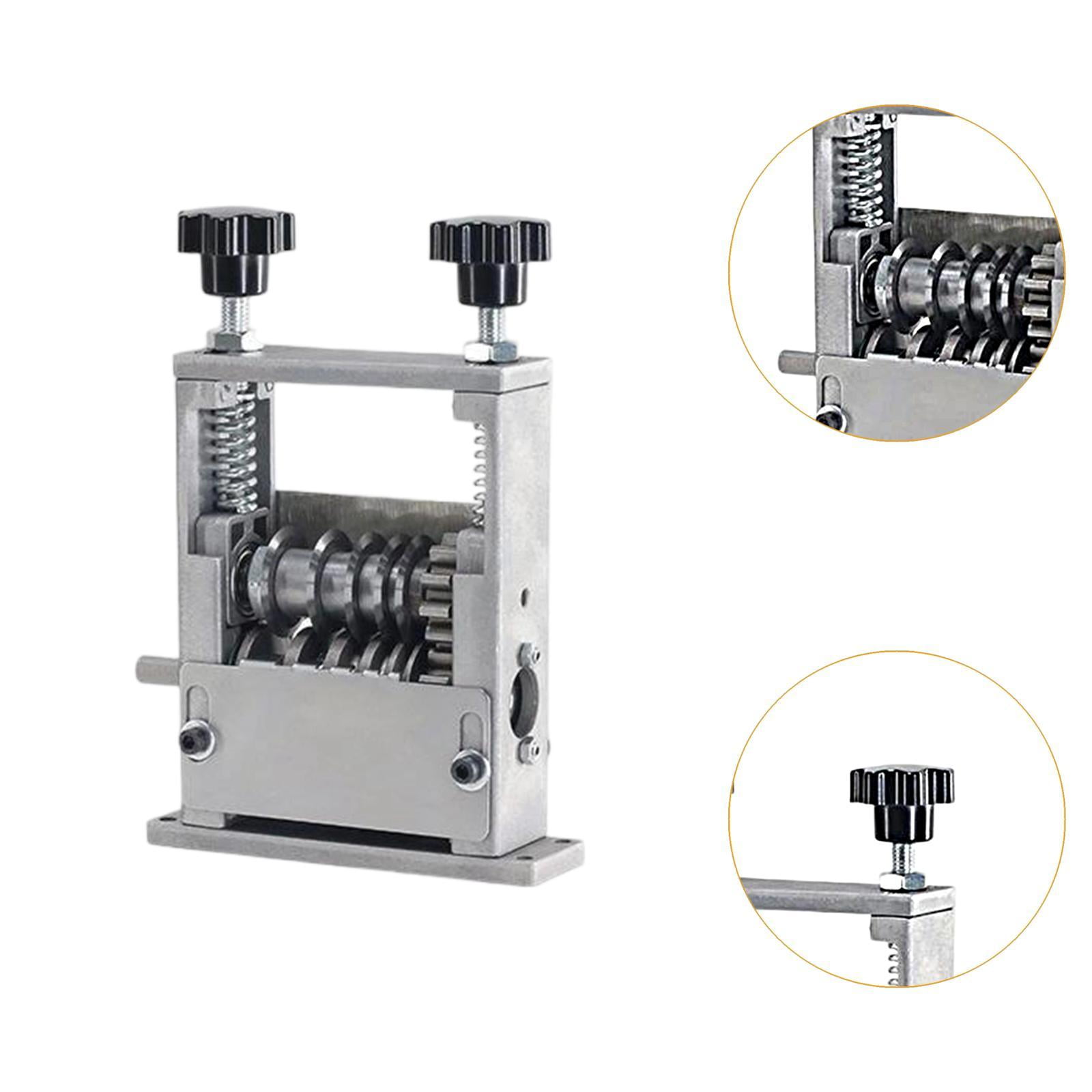 JISADER Wire Stripping Machine,Portable Drill Powered or Hand Crank,Sturdy,with 6 Channels Wire Stripper Machine Cable Stripping Tool