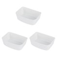 thumbnail image 1 of LOVIVER 3x Caisses Suspendues pour Animaux Bols Multifonctions pour Chinchillas Chat Blanc, 1 of 8