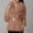 Brown, variant on Women's Faux Fur Winter Coat Fall Winter Fuzzy Warm Plus Size Fleece Jacket Elegant Open Front Cardigan Casual Cropped Dressy Outerwear with Belt Brown XXL