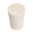 thumbnail image 3 of Tapones de goma sólidos en forma cónica de Unique Bargains para tapones de tubos de laboratorio 0.43 pulgadas x 0.59 pulgadas x 0.79 pulgadas blancos 15 piezas, 3 of 5