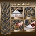 thumbnail image 3 of Baroque Peel and Stick Wallpaper Rich Vintage Damask Featuring Baroque Floral Patterns Wall Mural 23.6in x 9.8ft Self Adhesive Removable Wall Paper Renter Friendly Wallpaper for Bedroom Men, 3 of 8