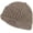 Brown Mix, variant on Ribbed Beanie Thick Cuffed Ski Hat Skully Winter Ski Cap