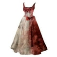 thumbnail image 1 of Robe de Soirée Longue Sans Manches pour Femmes Robe de Bal Élégante Formelle d'Halloween, 1 of 3