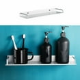 thumbnail image 3 of AUQ Bathroom Decor,No Drilling Bathroom Shelves,Installation Hanging Shelves,White,40cm,Stainless steel, 3 of 6