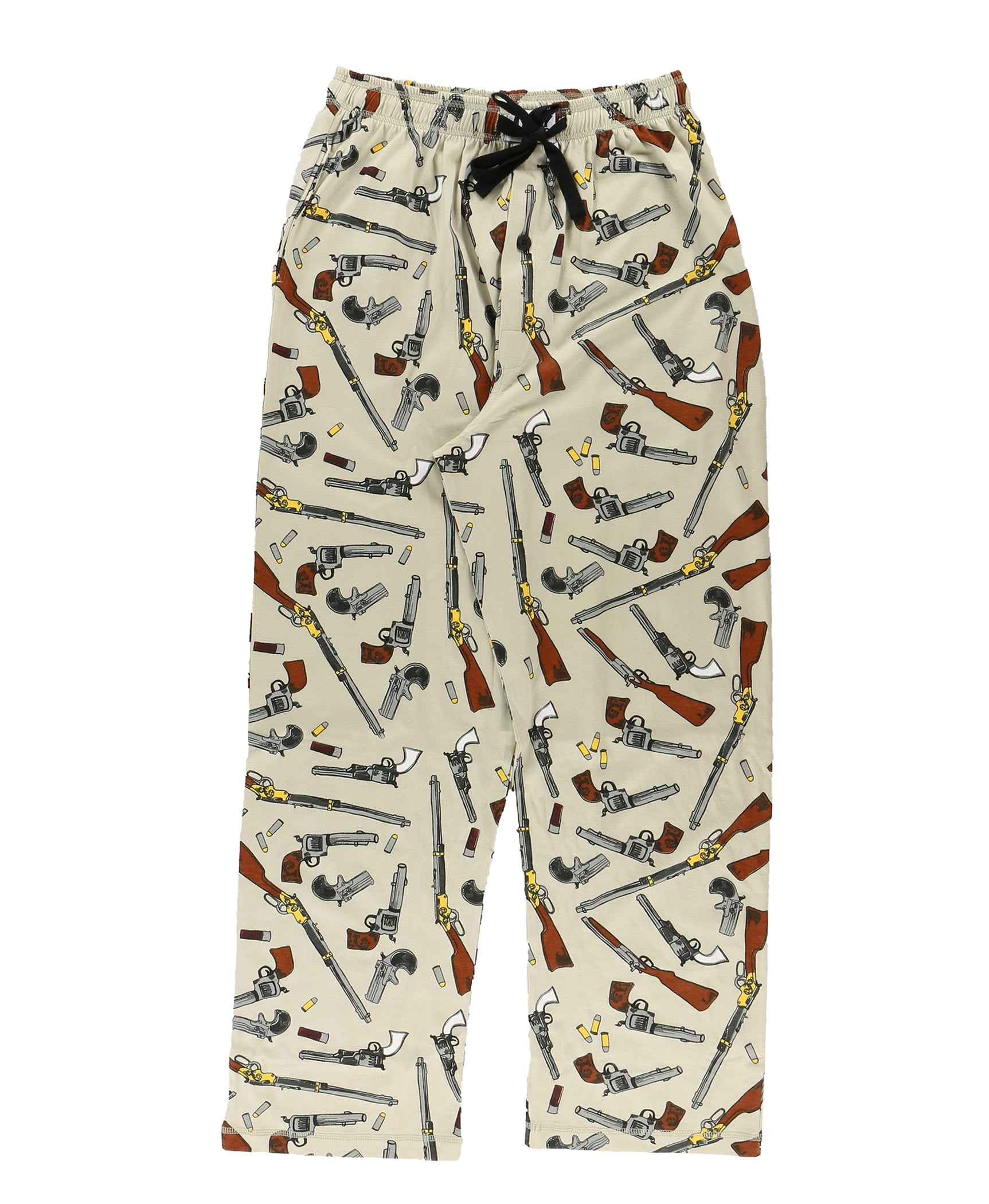 LazyOne Animal Pajama Pants for Men Male Pajamas Old West Guns