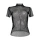 thumbnail image 4 of Top de manga corta de malla para mujer - Blusa transparente con cuello alto y bordado de lunares - Camiseta versátil informal/de fiesta - Tallas S-XL, 4 of 5