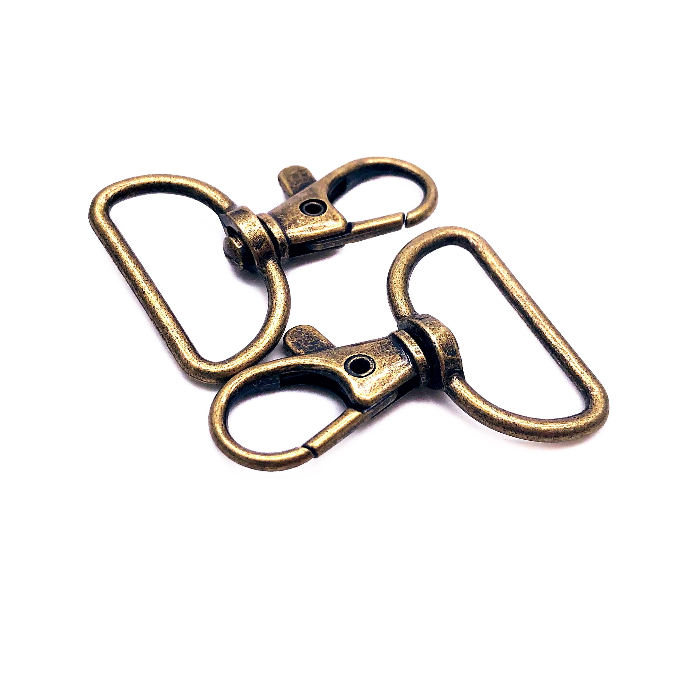 Goyunwell Metal Antique Brass Lobster Claw Clasps 1" Trigger Snap Hook