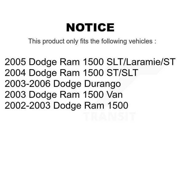 Front Ceramic Disc Brake Pads CMX-D966 For Dodge Ram 1500 Durango 