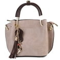 thumbnail image 4 of Mini Clova Women's Fashion Geniune Leather Top Handle Satchel Purse, 4 of 7