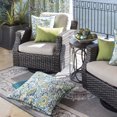 thumbnail image 3 of Pillow Perfect 18.5-inch by 11.5-inch Corded Rectangular Outdoor Throw Pillows (Set of 2) - Forsyth Kiwi, 3 of 4