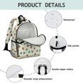 thumbnail image 4 of Football Helmet Beige Pattern Cute School Backpack Bag for School with Padded Back and Adjustable Shoulder Straps 15.25"x11.5"x5.25", 4 of 5