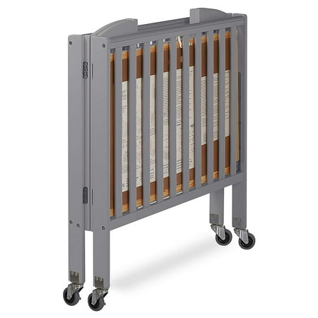 Dream On Me 3 In 1 Folding Portable Crib Steel Grey Large