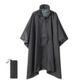 thumbnail image 3 of Aofany Hooded Rain Poncho for Adult with Pocket, Waterproof Lightweight Unisex Raincoat for Hiking Camping Emergency, 3 of 8