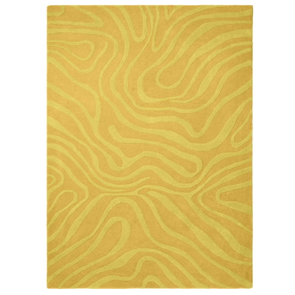 Temi Coker for Walmart Hand Tufted Area Rug, 5' x 7', Yellow