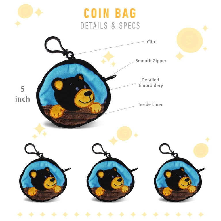 Cartoon Teddy Bear wallet bear bag Cute coin wallet plush coin